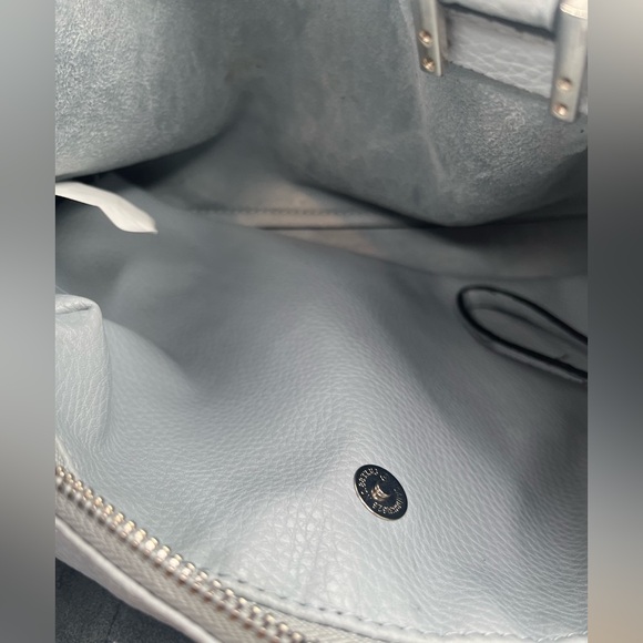 Steve Madden Women’s Bparker  Light Gray  Faux Leather Tote Purse Satchel OS - Picture 7 of 16